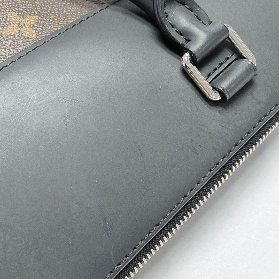 PORTE-DOCUMENTS Monogram Coated Canvas Brown