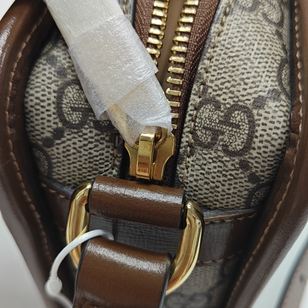 Retro Monogram Coated Canvas Brown
