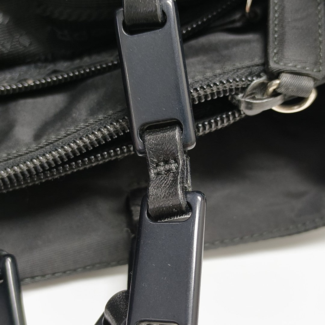 Nylon Tote Bag Black