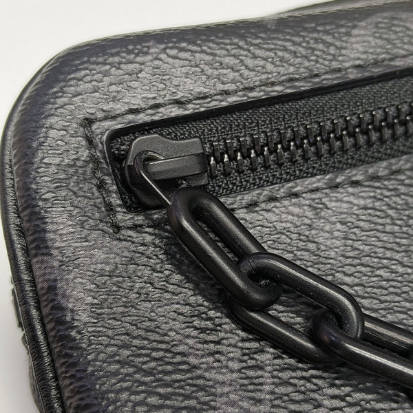 VOLGA Monogram Coated Canvas Black