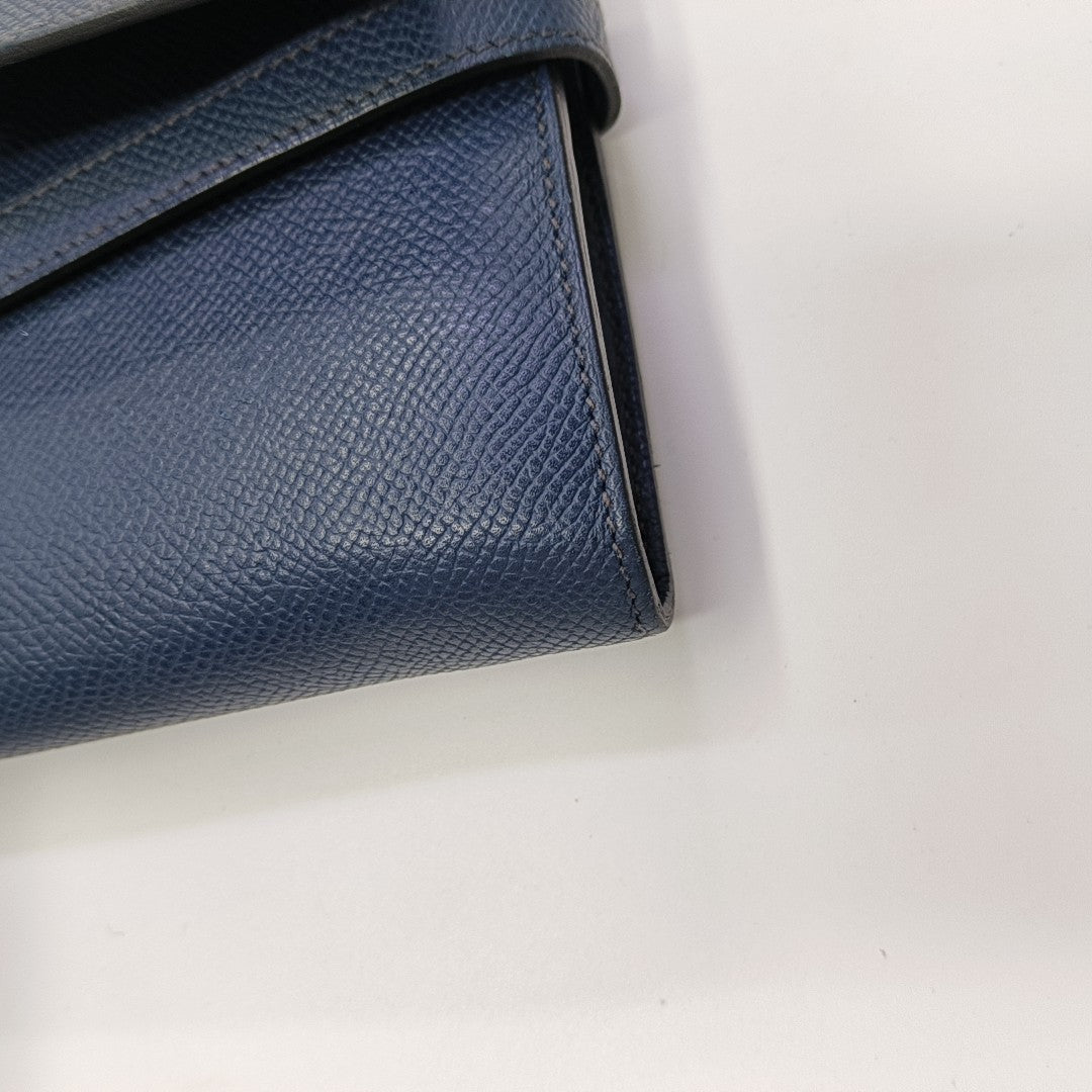 Kelly 20 Epsom Blue Wallet