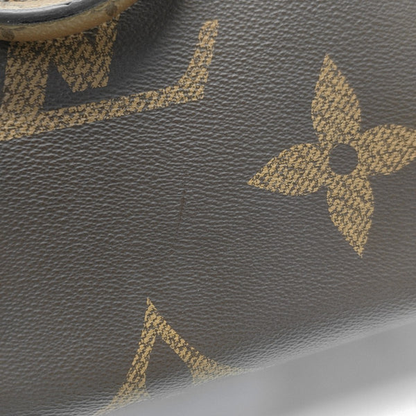 ONTHEGO MM Monogram Coated Canvas Brown