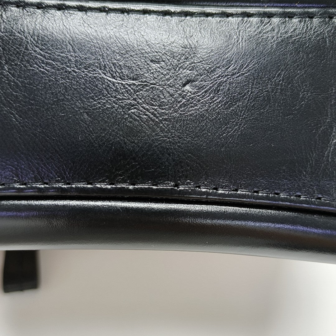 GABRIELLE Small Quilted Calfskin Beige