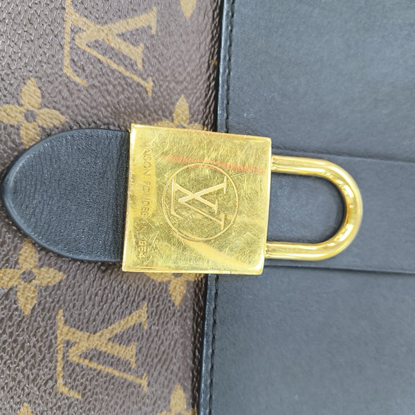 LOCKY BB Monogram Coated Canvas Brown