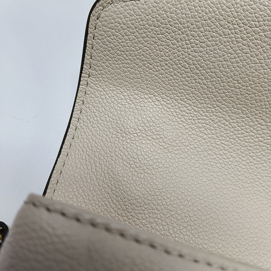 MÉTIS EAST WEST Monogram Calfskin Beige