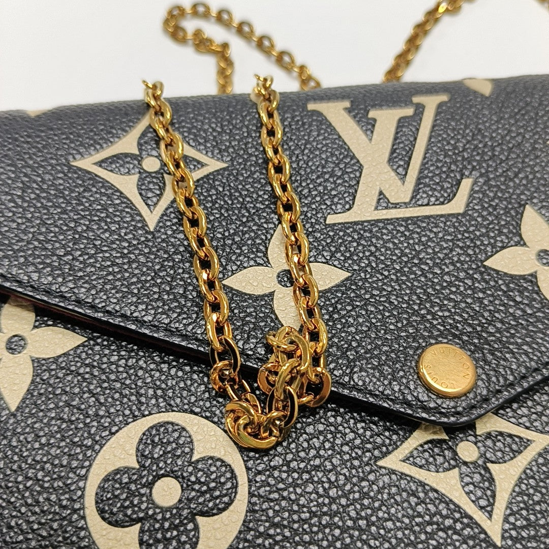 FÉLICIE Monogram Calfskin Black
