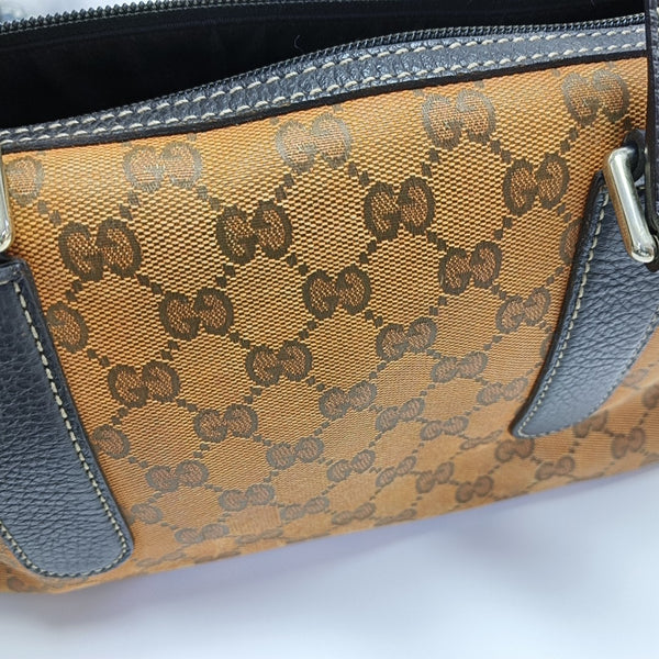 Monogram Canvas Top Handle Bag Orange