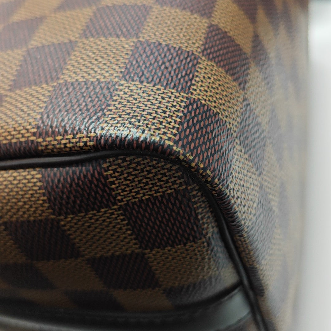 SPEEDY 25 Damier Ebene Coated Canvas Brown