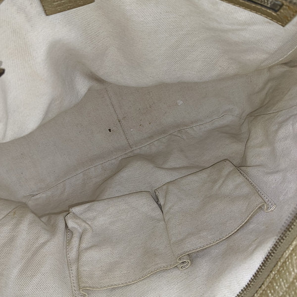 Bree Monogram Canvas Beige