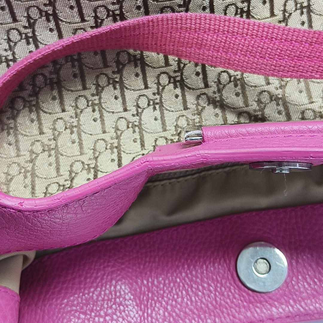 Oblique Canvas Top Handle Bag Beige