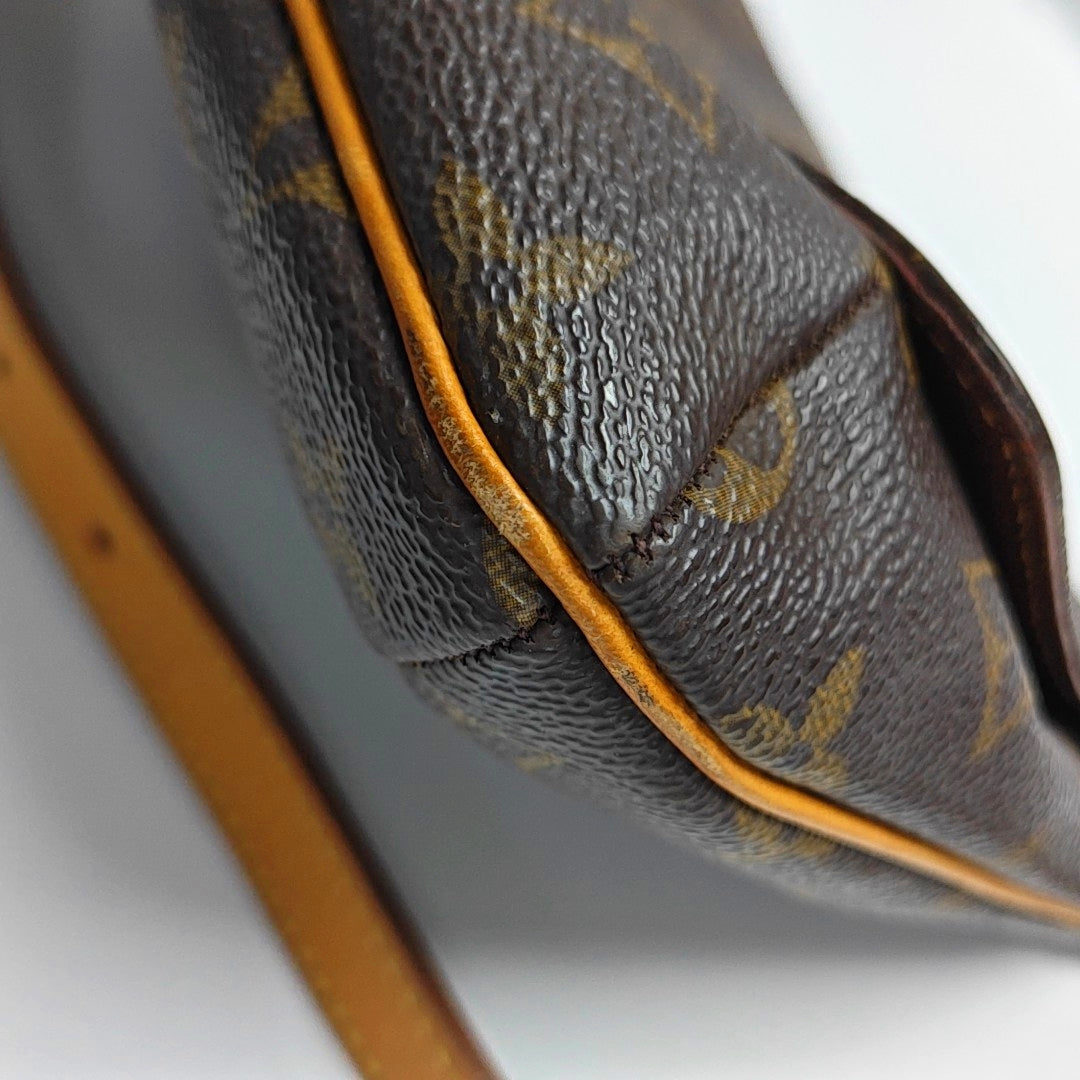 MUSETTE TANGO Monogram Coated Canvas Brown