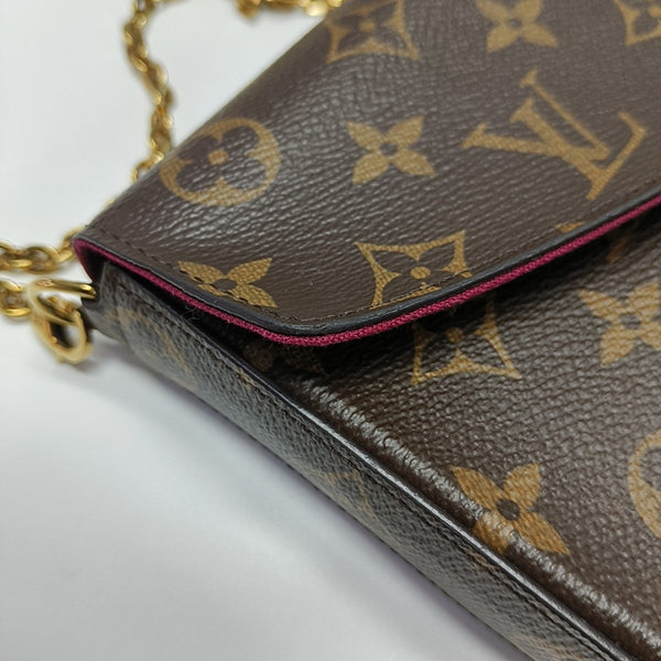 FÉLICIE Monogram Coated Canvas Brown