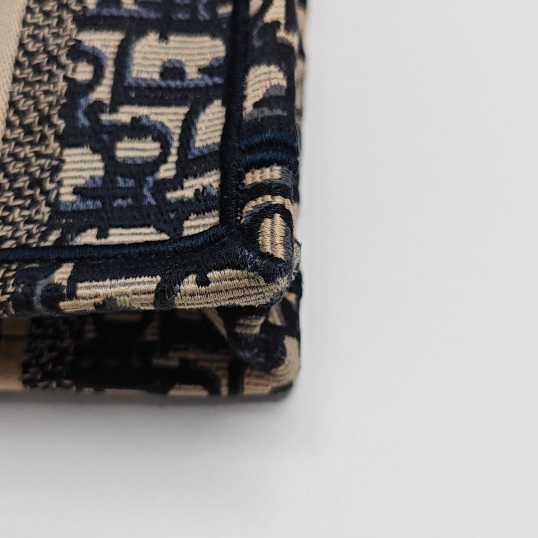 Book Tote Mini Canvas Blue