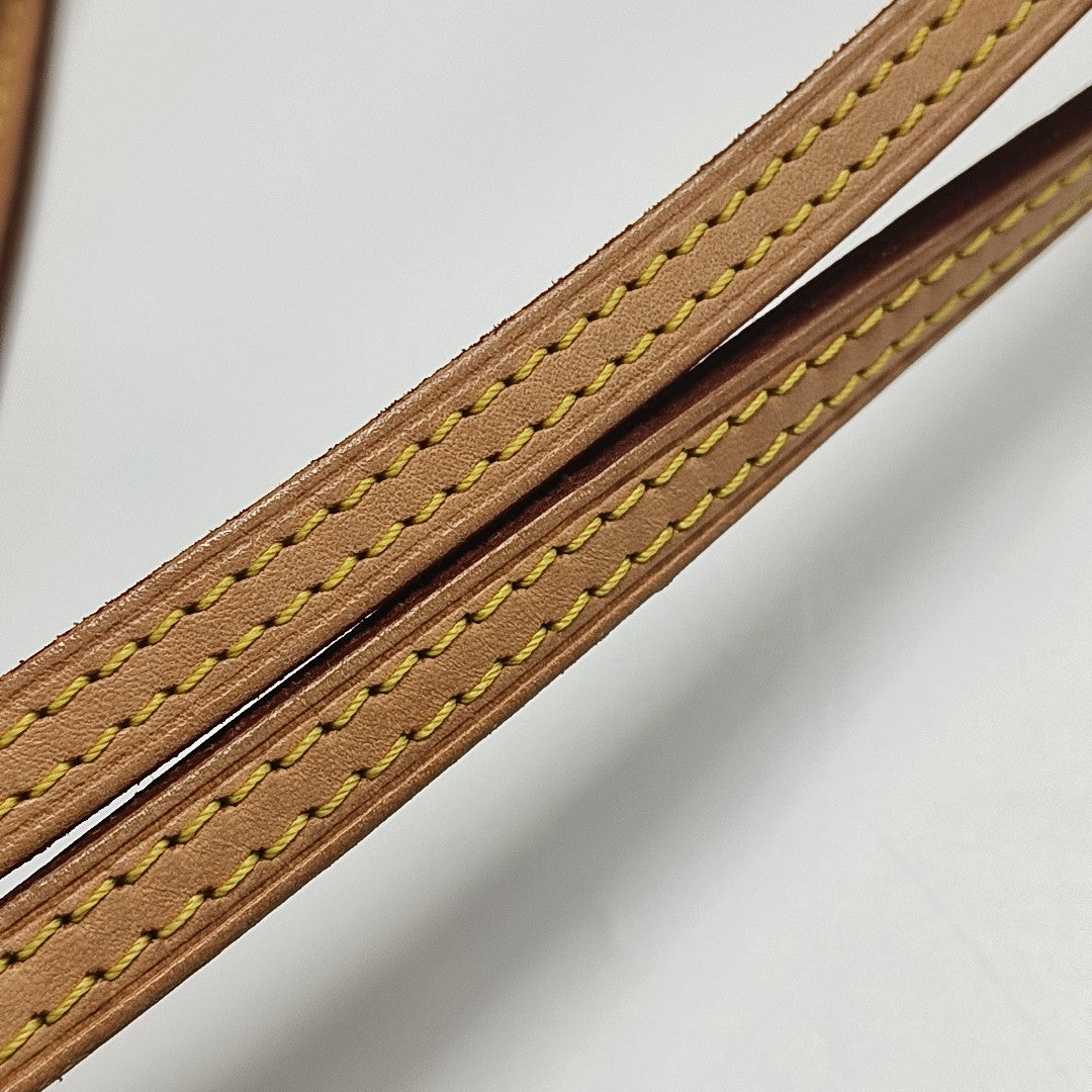 NEVERFULL MM Monogram Coated Canvas Brown