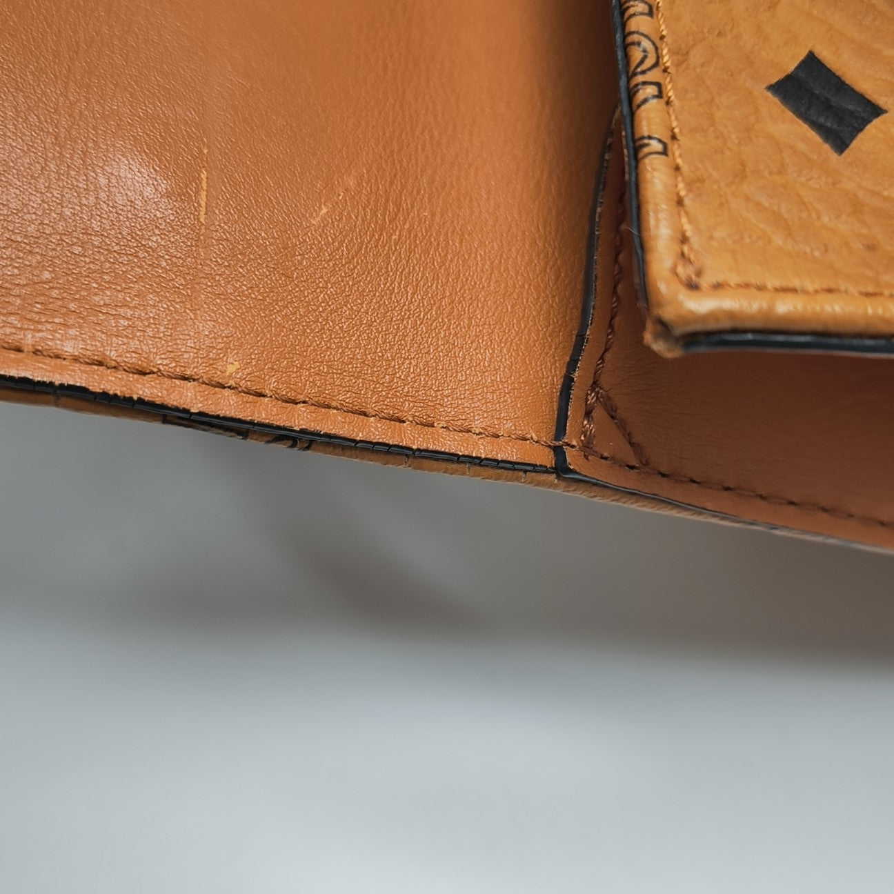 TRACY Small Monogram Coated Canvas Brown