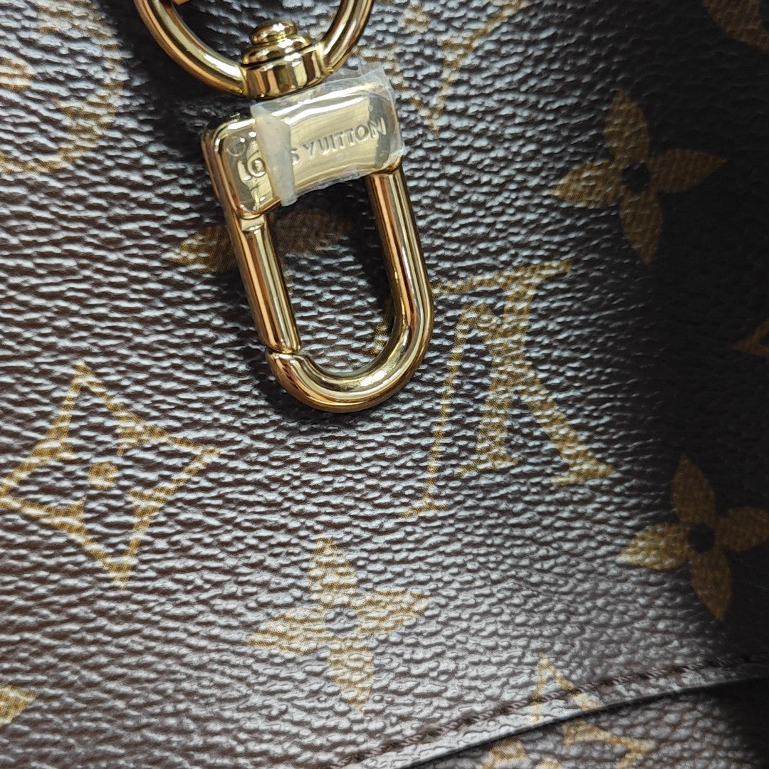 DIANE Monogram Coated Canvas Brown