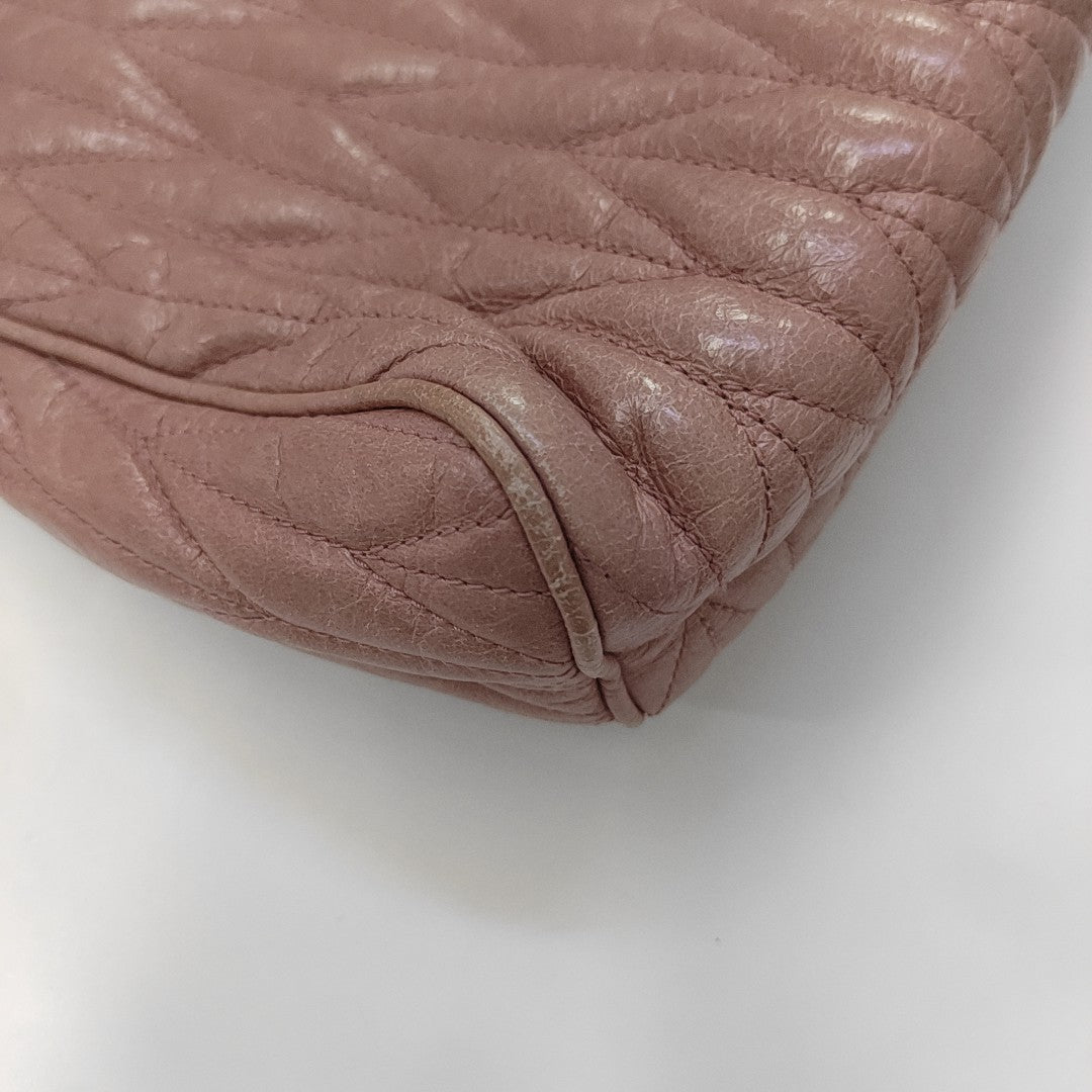 Calfskin Shoulder Bag Pink