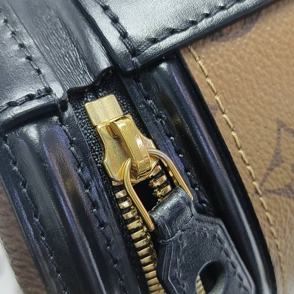 CANNES PM Monogram Coated Canvas Brown