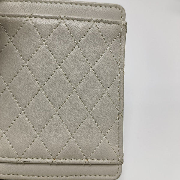 GABY Quilted Lambskin White