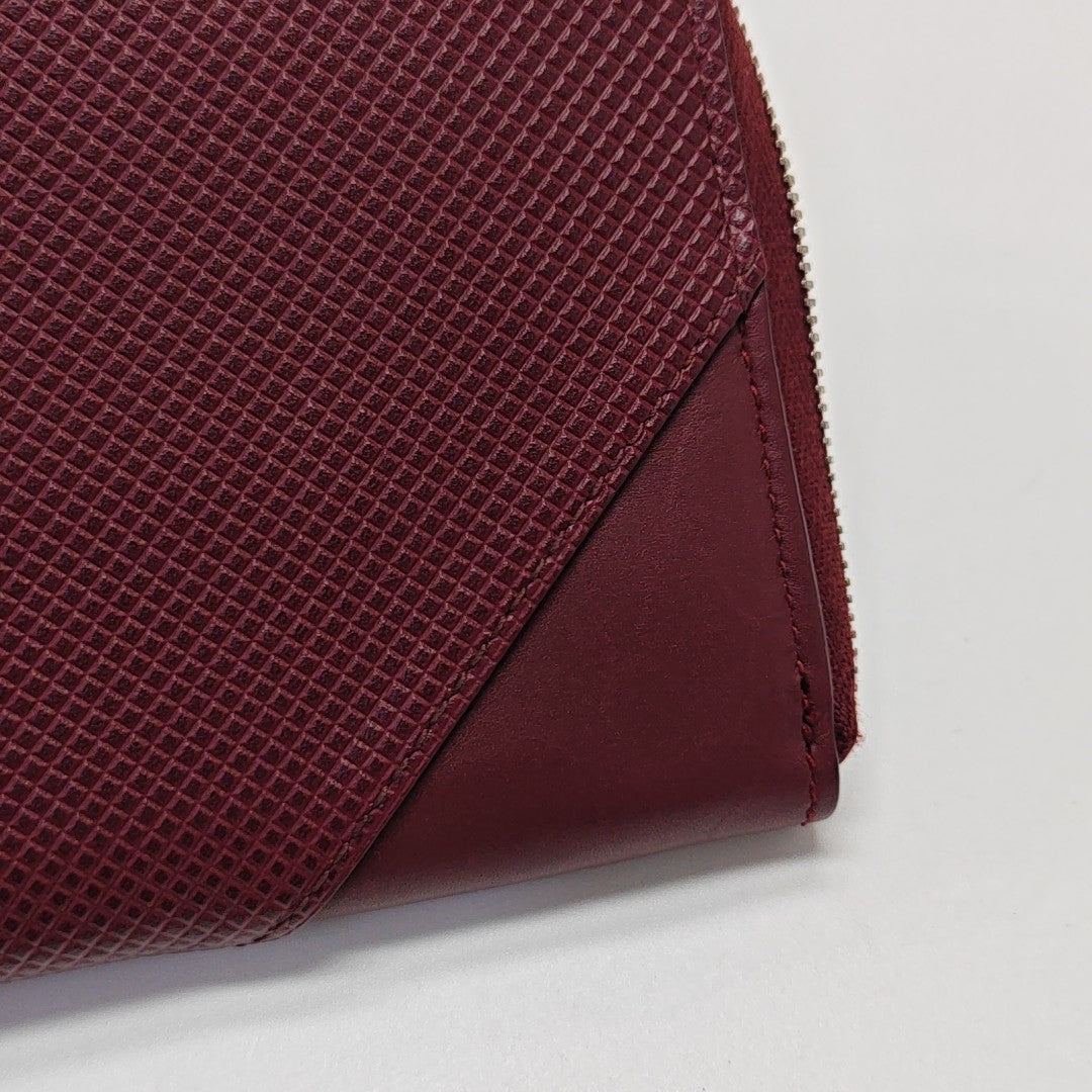 Calfskin Clutch Red