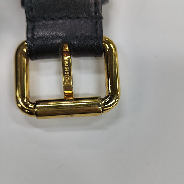 Calfskin Belt Bag Black