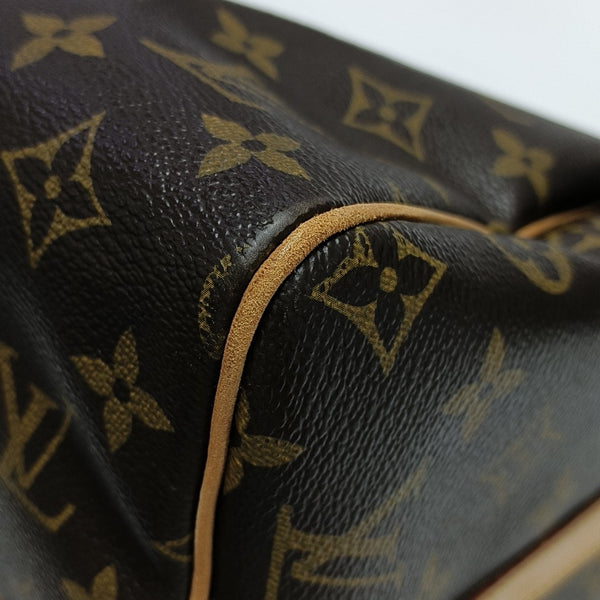 SPEEDY 30 Monogram Coated Canvas Brown