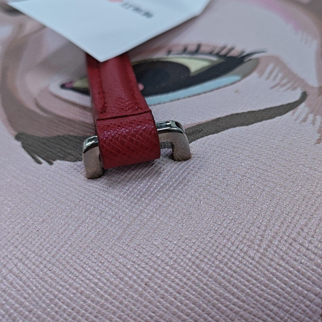 Twin Saffiano Calfskin Pink