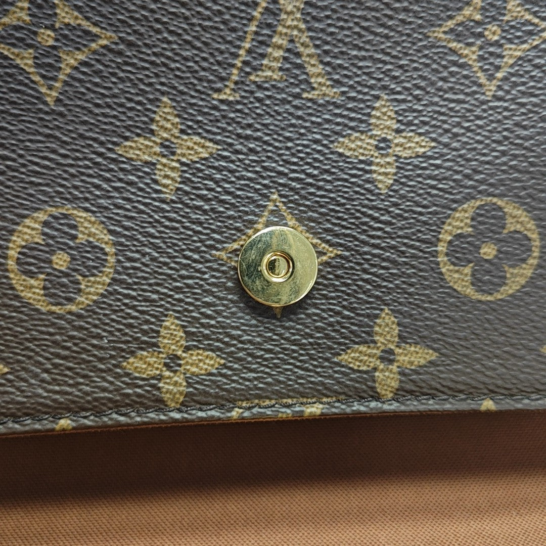 IVY Monogram Coated Canvas Brown