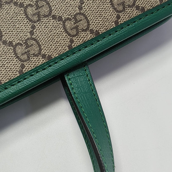 Monogram Coated Canvas Tote Bag Beige