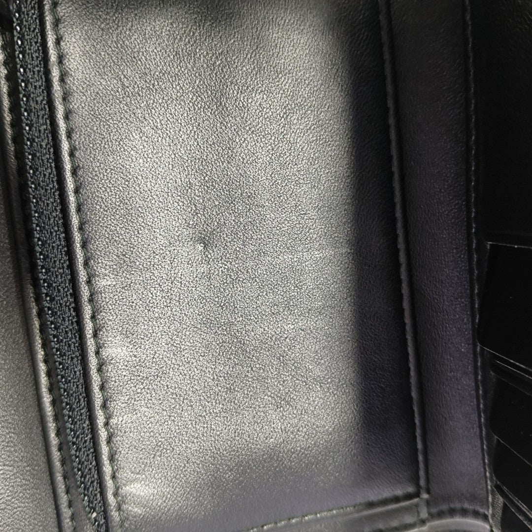 Quilted Lambskin Wallet Black