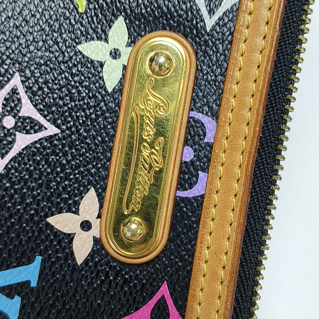 LV × TM VINTAGE MILLA Monogram Coated Canvas Black