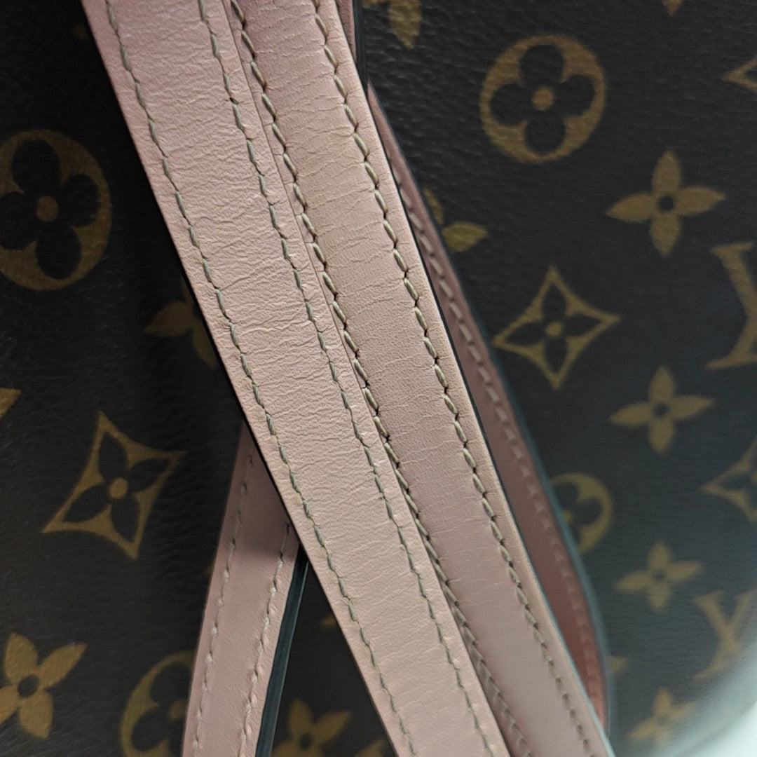 NÉONOÉ MM Monogram Coated Canvas Brown