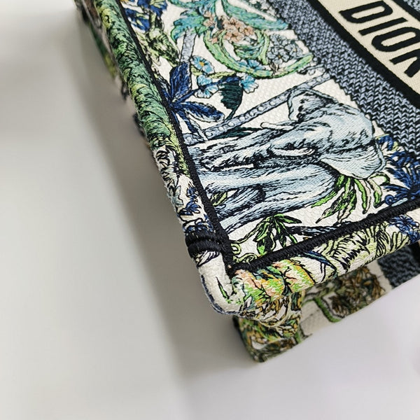 Book Tote Medium Canvas Multicolor