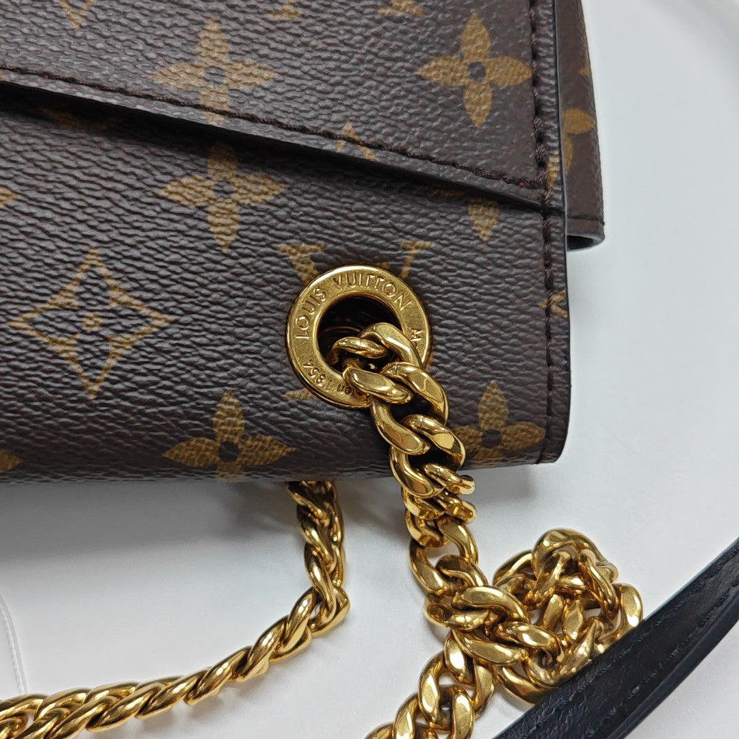 PASSY Monogram Coated Canvas Brown