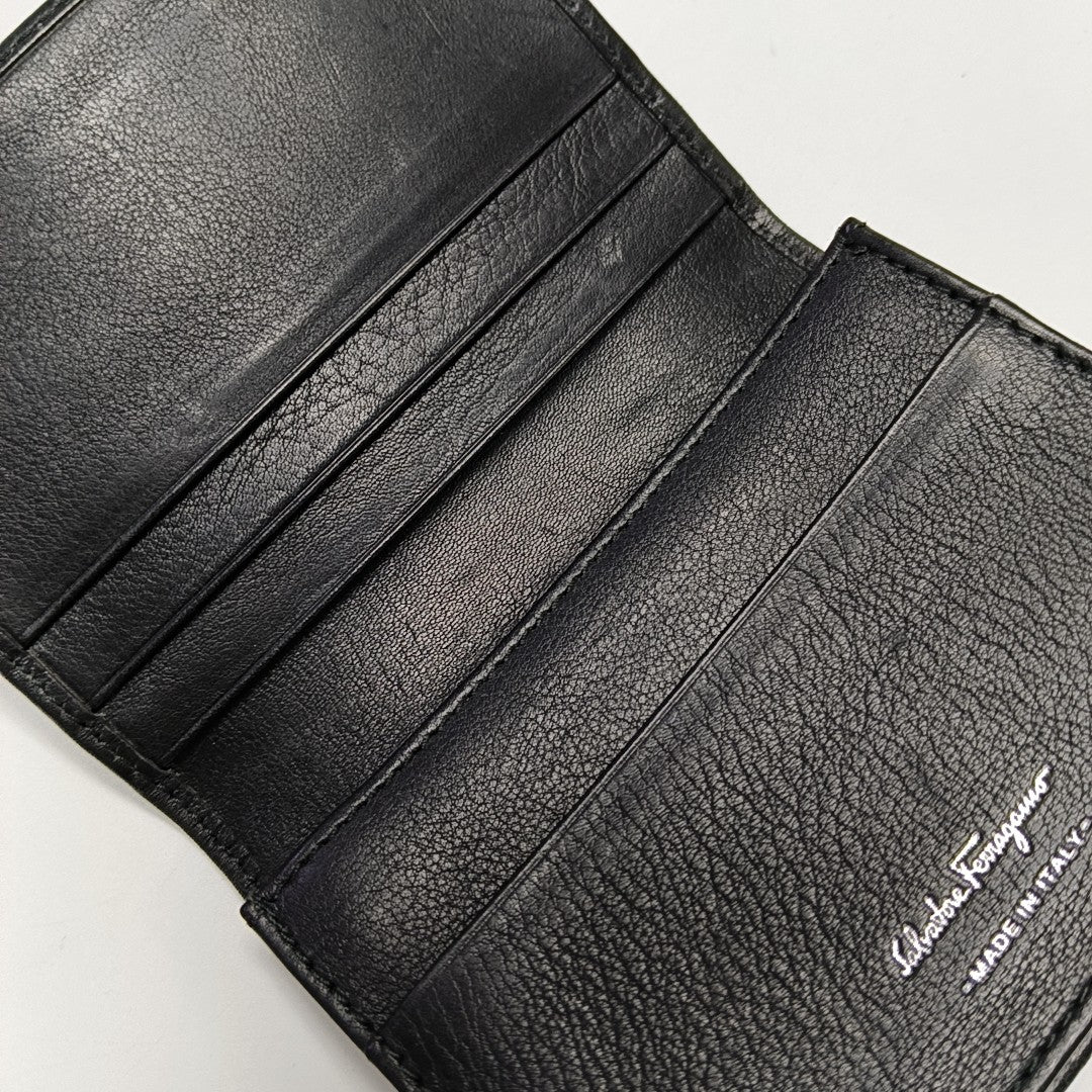 Calfskin Card Holder Black