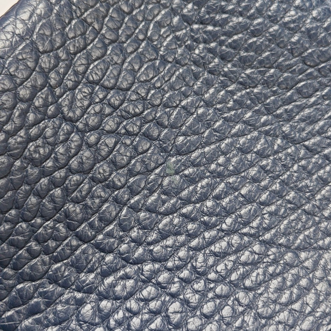 Calfskin Shoulder Bag Blue