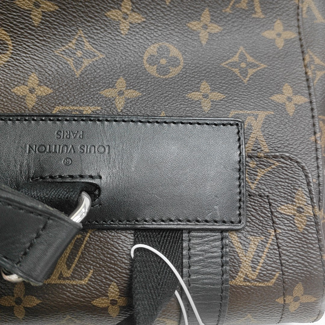 CHRISTOPHER PM Monogram Coated Canvas Brown