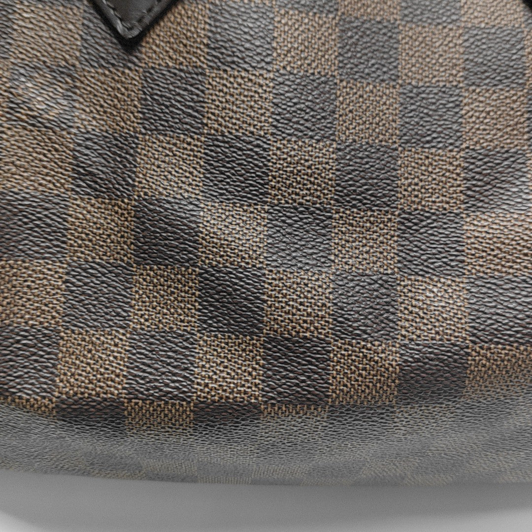 SPEEDY 30 Damier Ebene Coated Canvas Brown