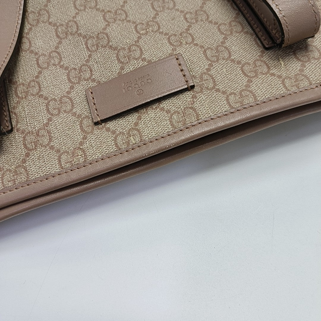 GG Imprime Monogram Coated Canvas Pink