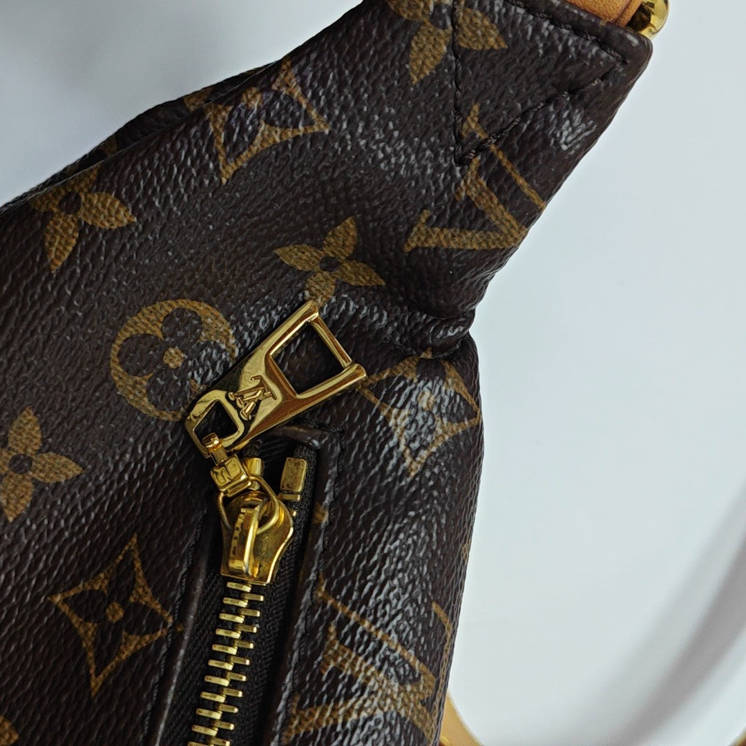 BUMBAG Monogram Coated Canvas Brown