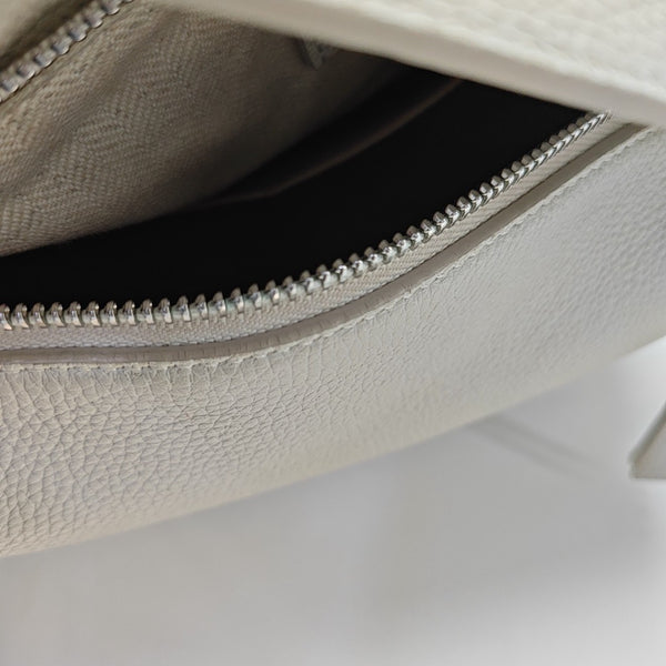 Puzzle Small Calfskin White