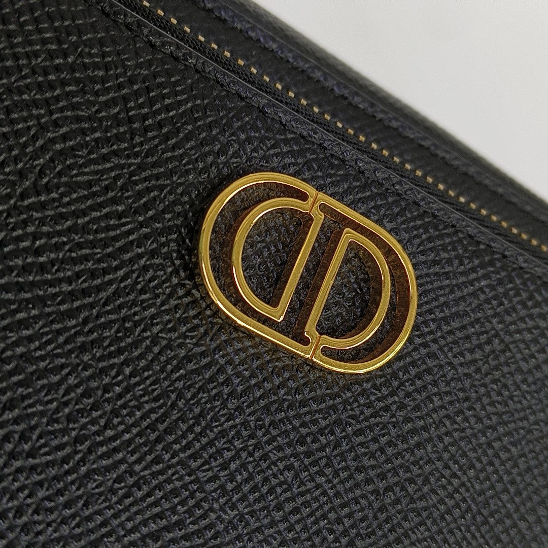 Calfskin Shoulder Bag Black