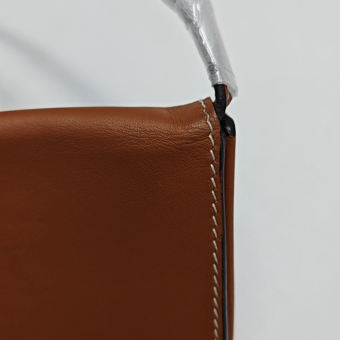 Heel Small Calfskin Brown