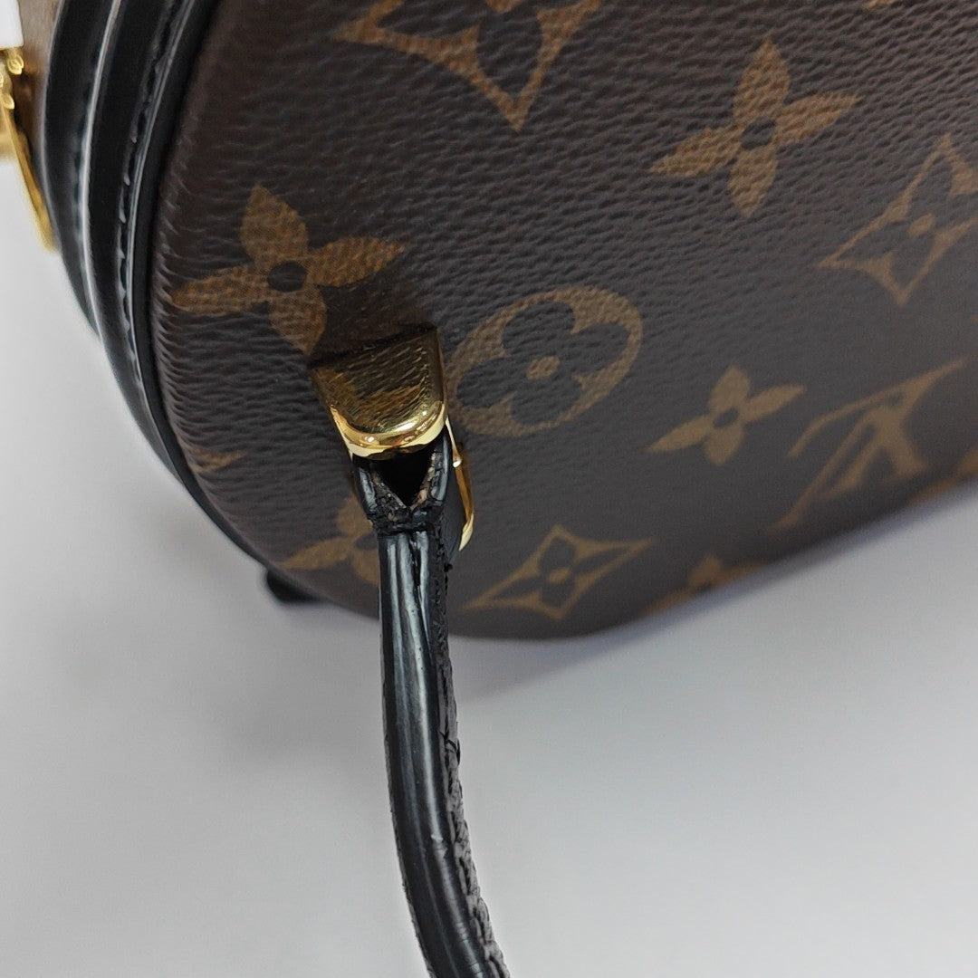 CANNES PM Monogram Coated Canvas Brown