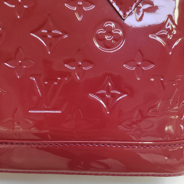 ALMA BB Monogram Patent Leather Red