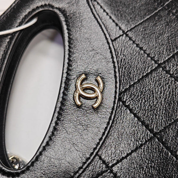 CHANEL 31 Nano Quilted Calfskin Black