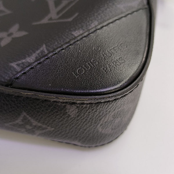 TRIO Monogram Coated Canvas Gray
