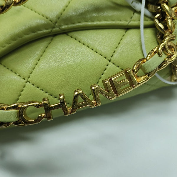 CLASSIC FLAP Mini Quilted Calfskin Green