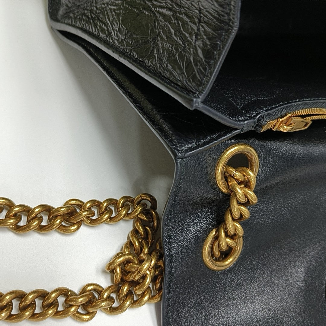 Crush Small Calfskin Black