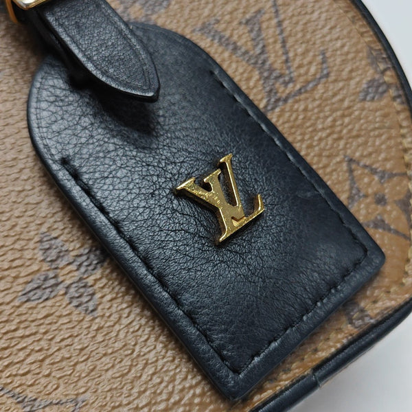 BOITE CHAPEAU Mini Monogram Coated Canvas Brown